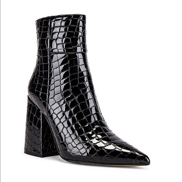 Blac Croc Patent Booties - Picture 2 of 2